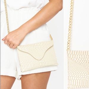 JJ Winters Miley Leather Crossbody Bag Snake